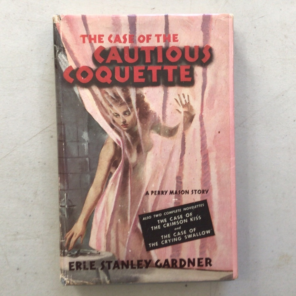 The Case of the Cautious Coquette by Erle Stanley Gardner Vintage Hardcover Book
